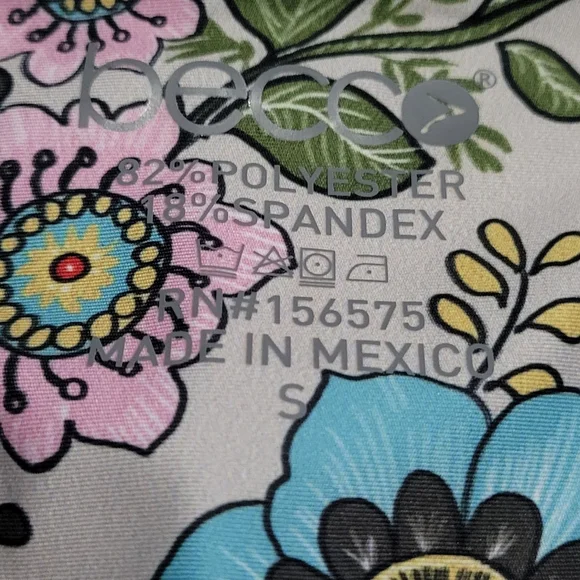 Becco Floral Leggings NWOT - Picture 5 of 10